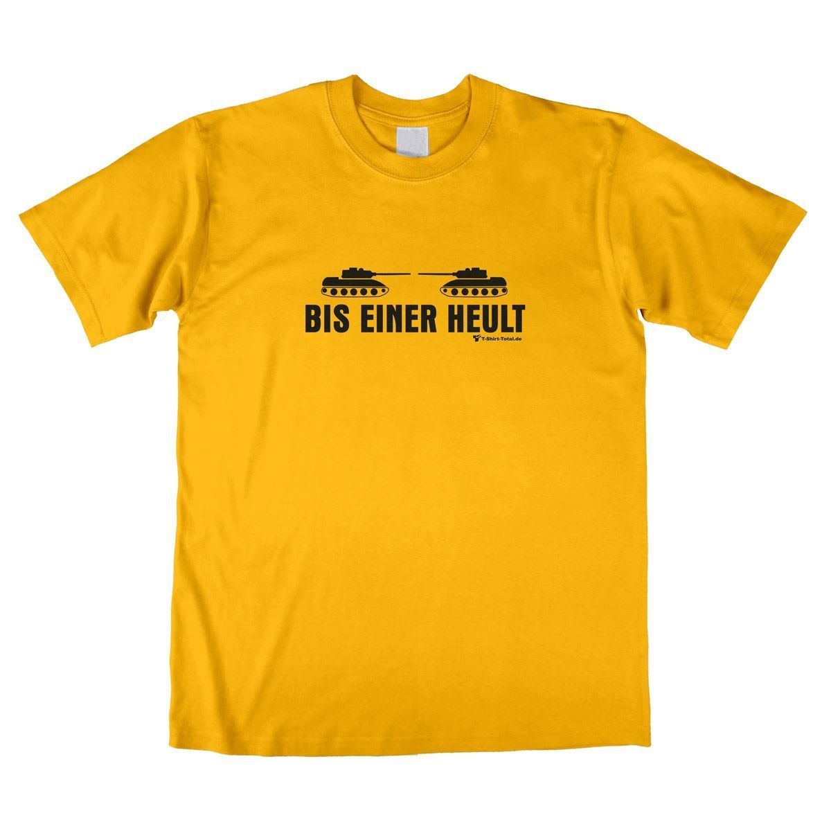 Bis einer heult Unisex T-Shirt gelb Small