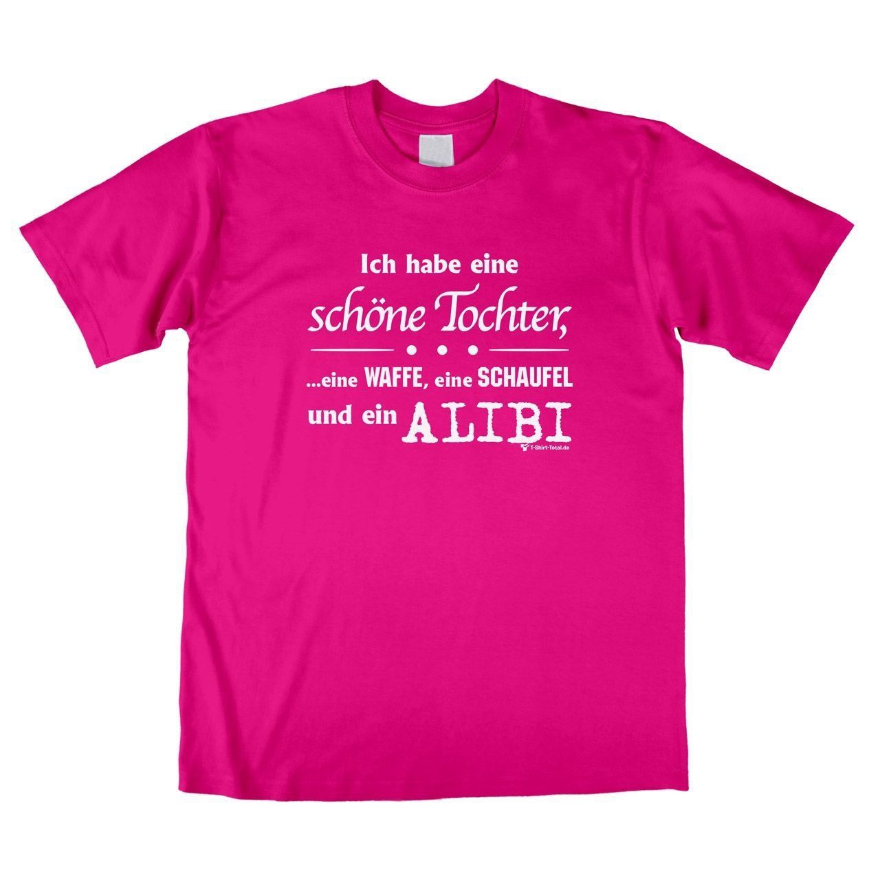 Alibi Unisex T-Shirt pink Large