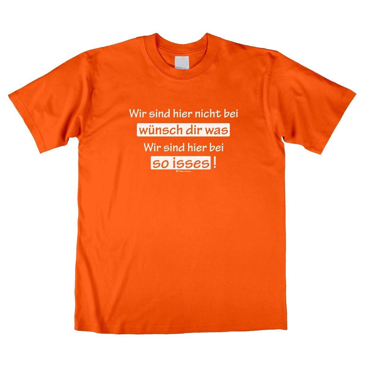 So isses Unisex T-Shirt orange Medium