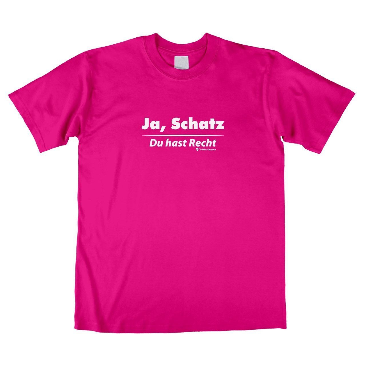 Ja Schatz Unisex T-Shirt pink Extra Large