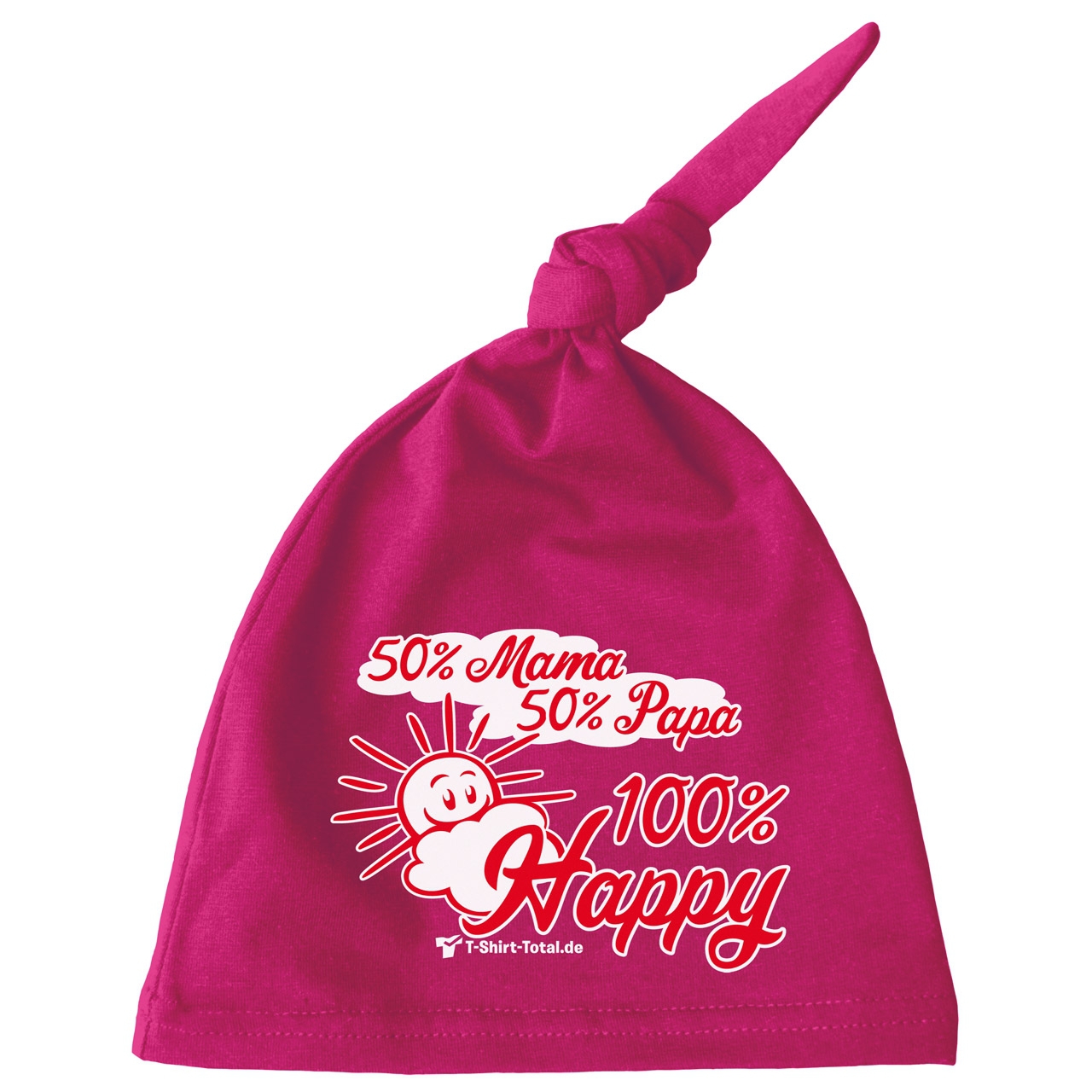 100 Prozent Happy Baby Mütze pink