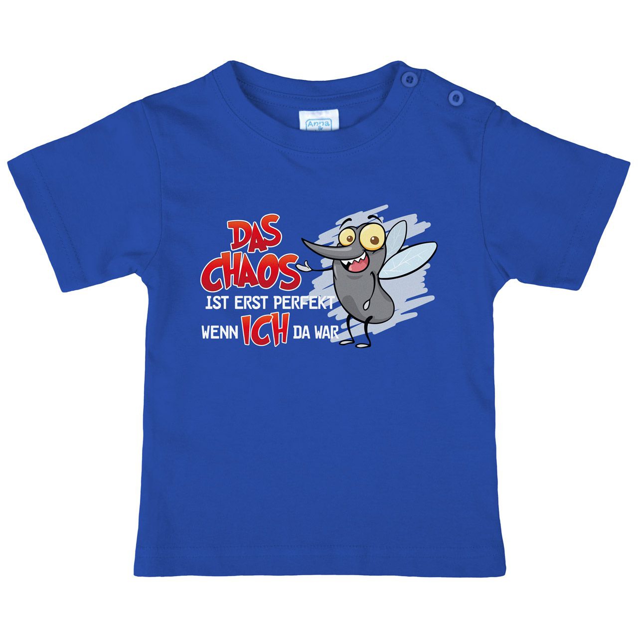 Das Chaos ist perfekt Kinder T-Shirt royal 80 / 86