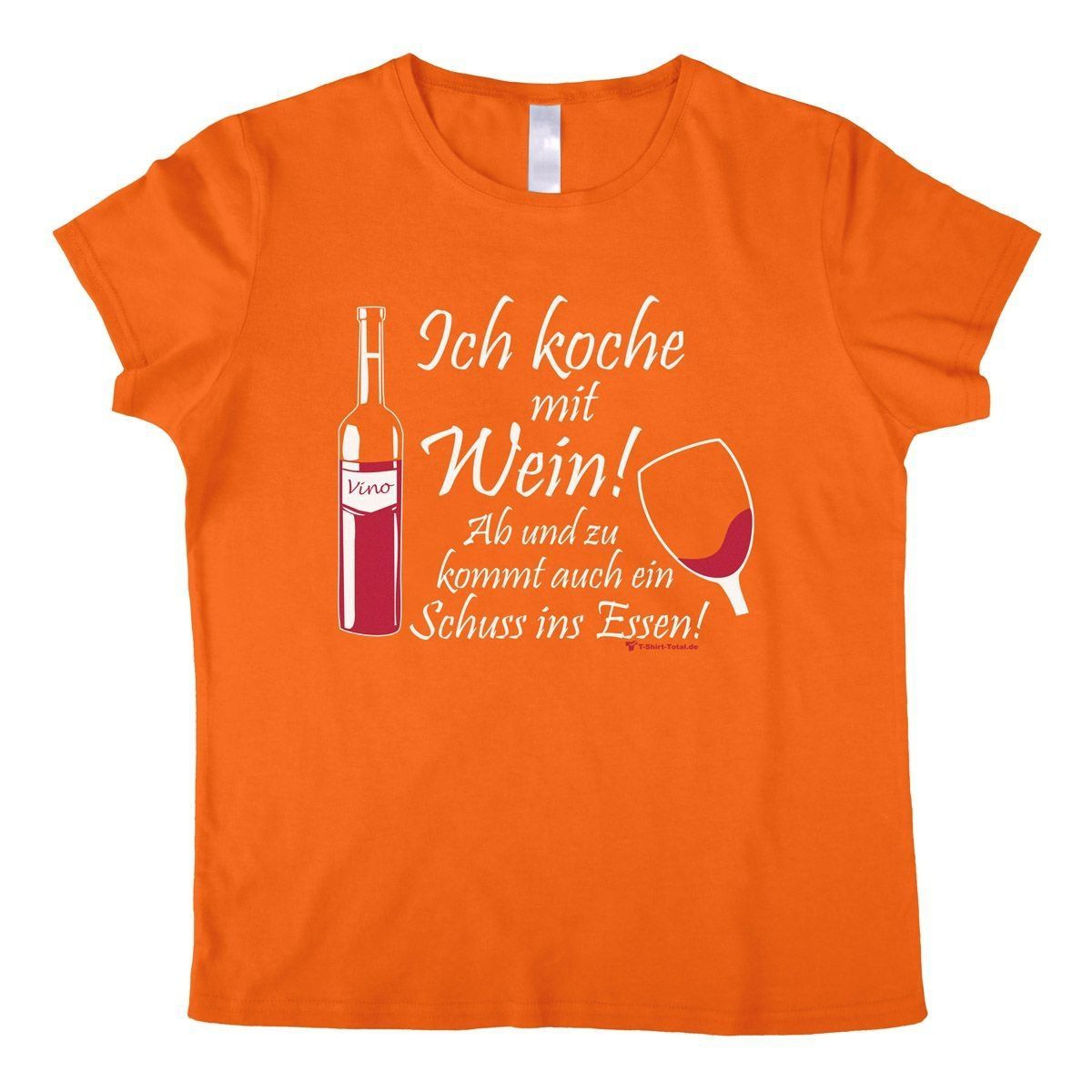Koche mit Wein Woman T-Shirt orange Large