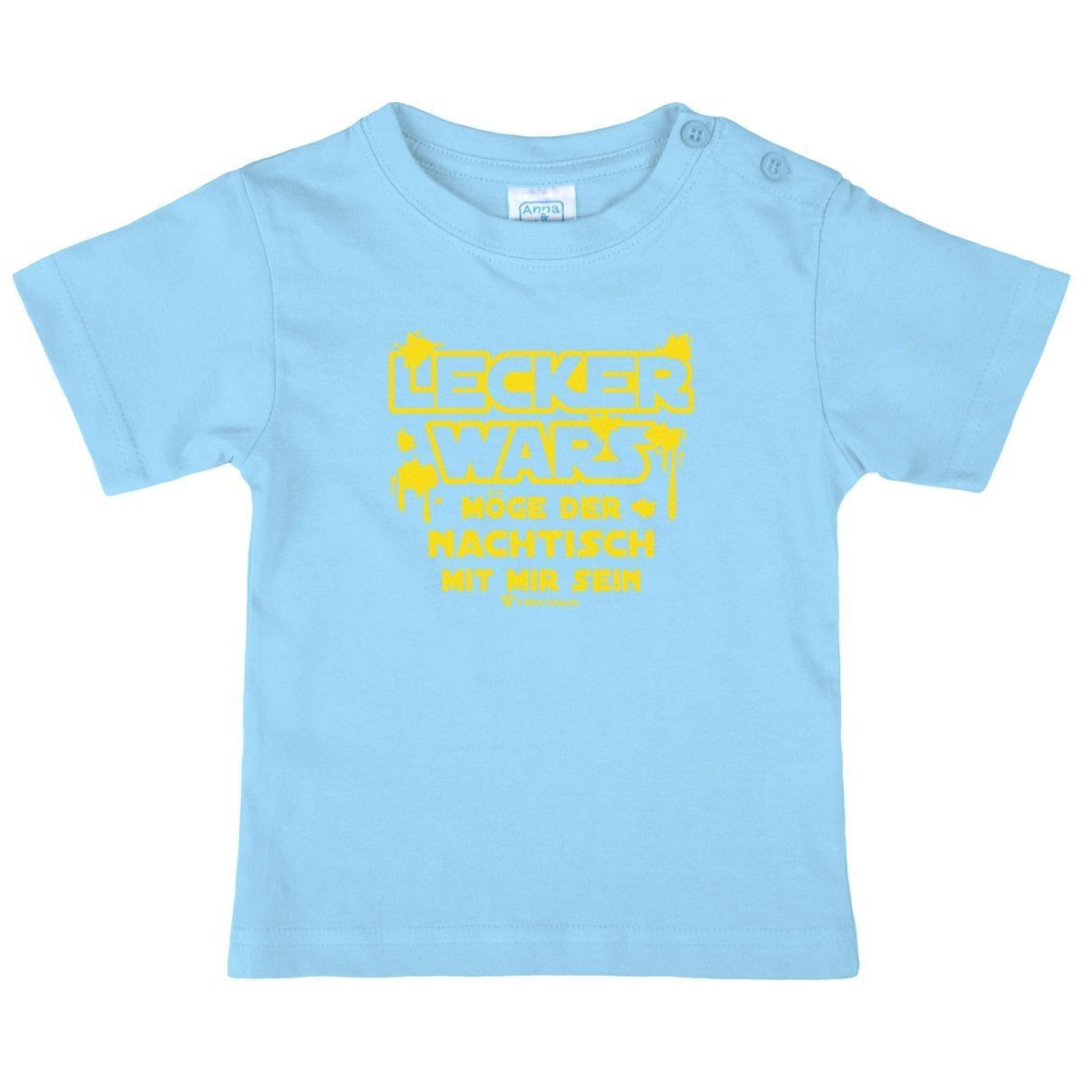 Lecker wars Kinder T-Shirt hellblau 68 / 74