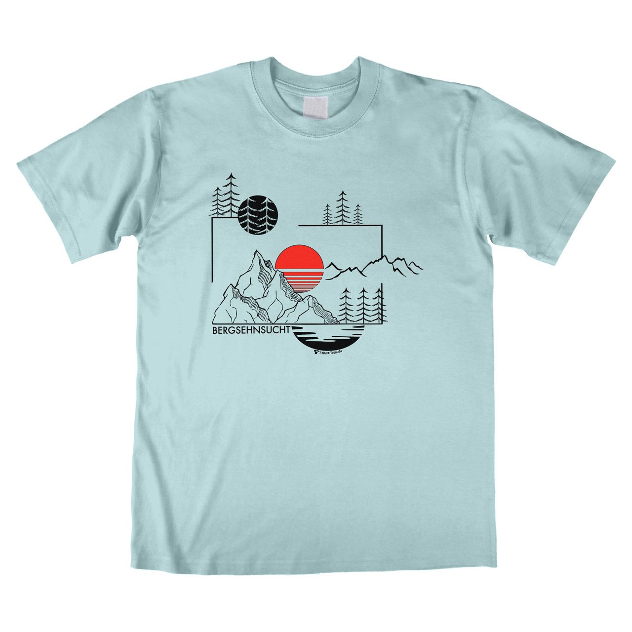 Bergsehnsucht Unisex T-Shirt mint Medium