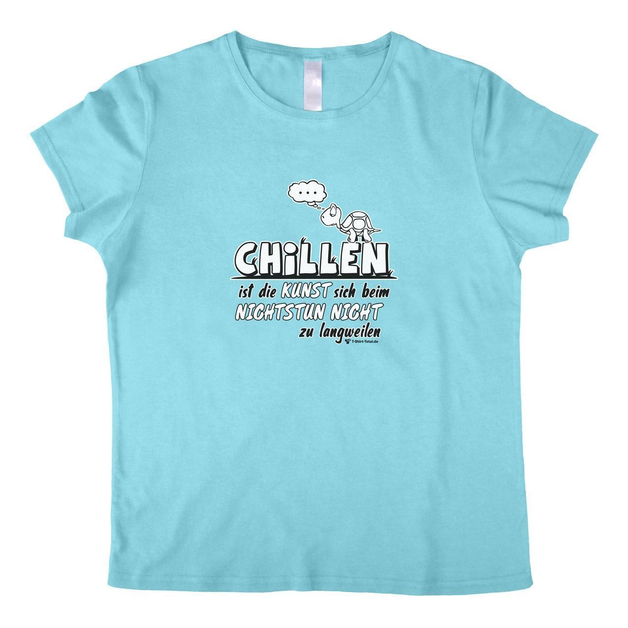 Chillen Woman T-Shirt hellblau Small