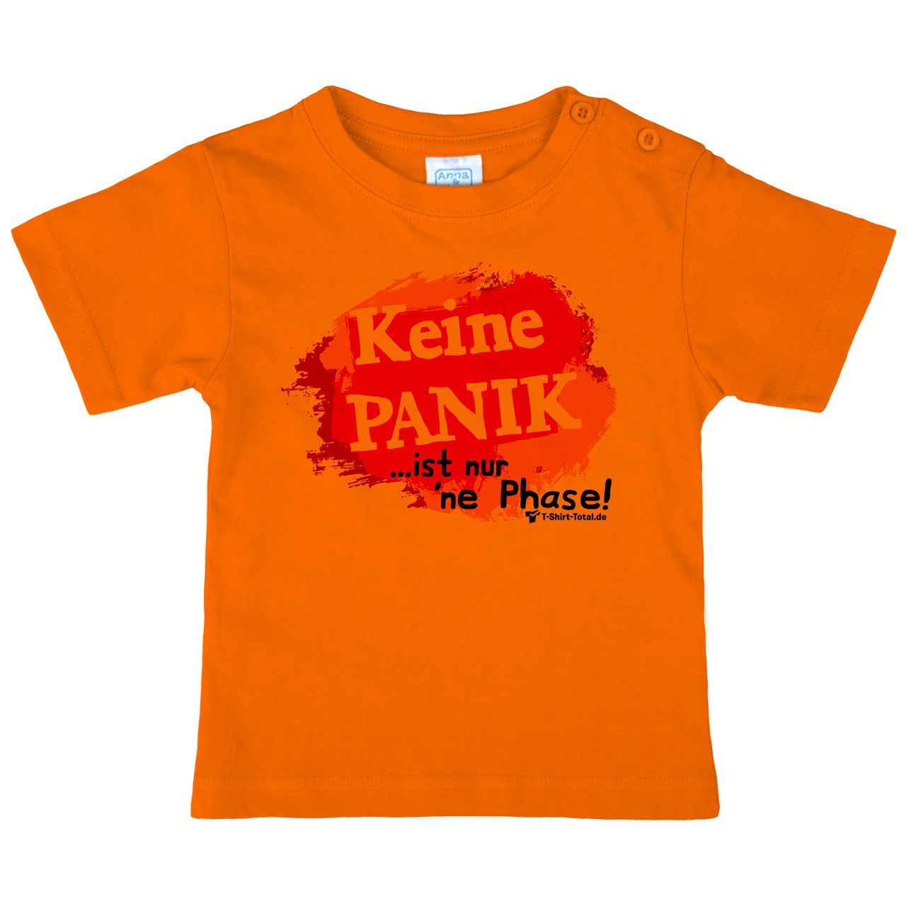 Keine Panik Kinder T-Shirt orange 92