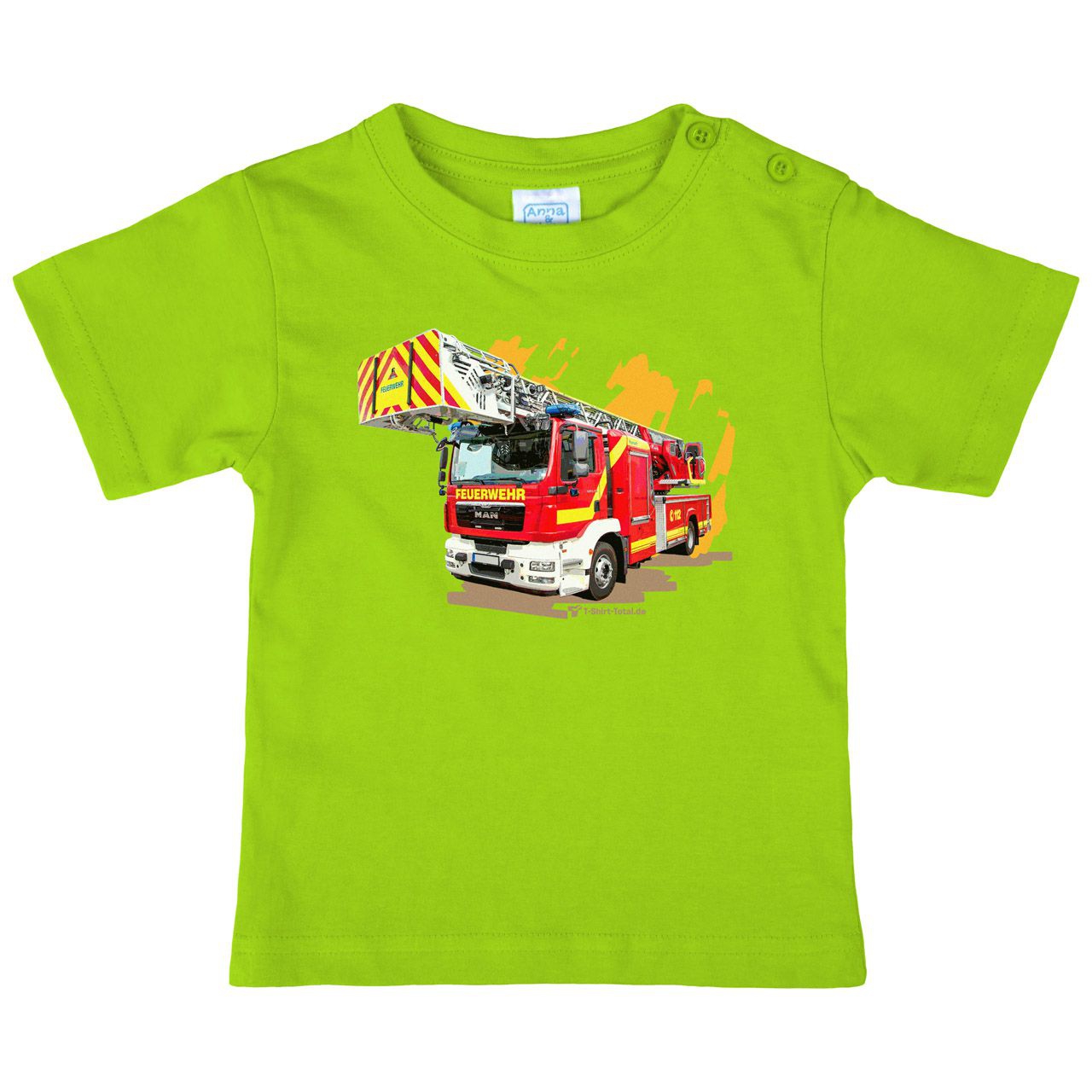 Feuerwehr Kinder T-Shirt hellgrün 104