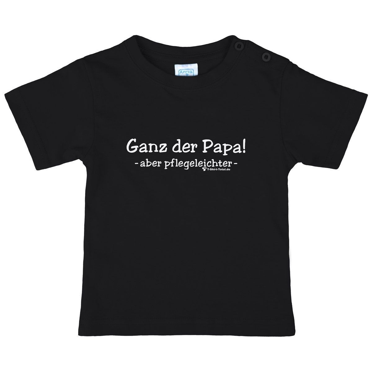 Ganz der Papa Kinder T-Shirt schwarz 56 / 62
