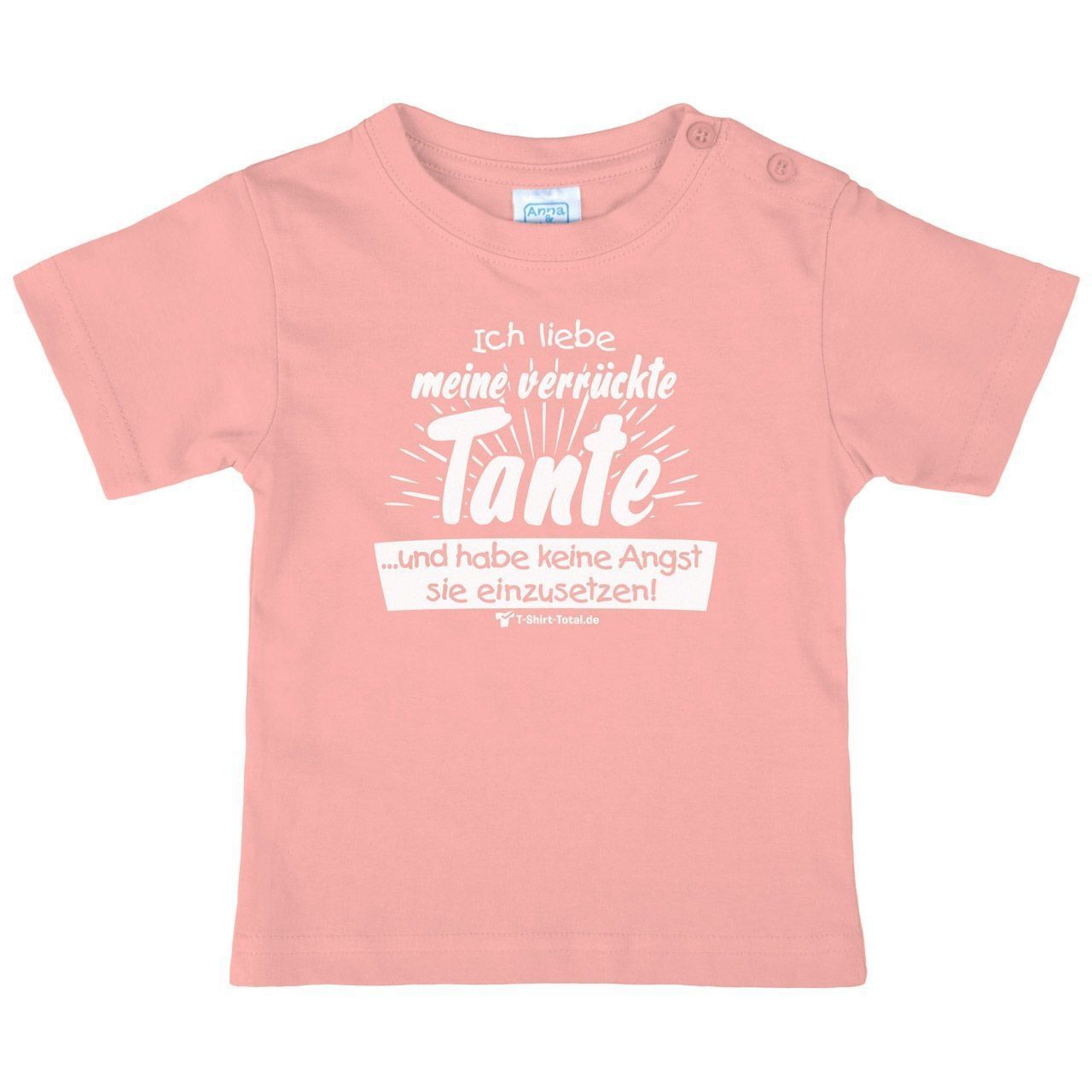 Verrückte Tante Kinder T-Shirt rosa 146 / 152
