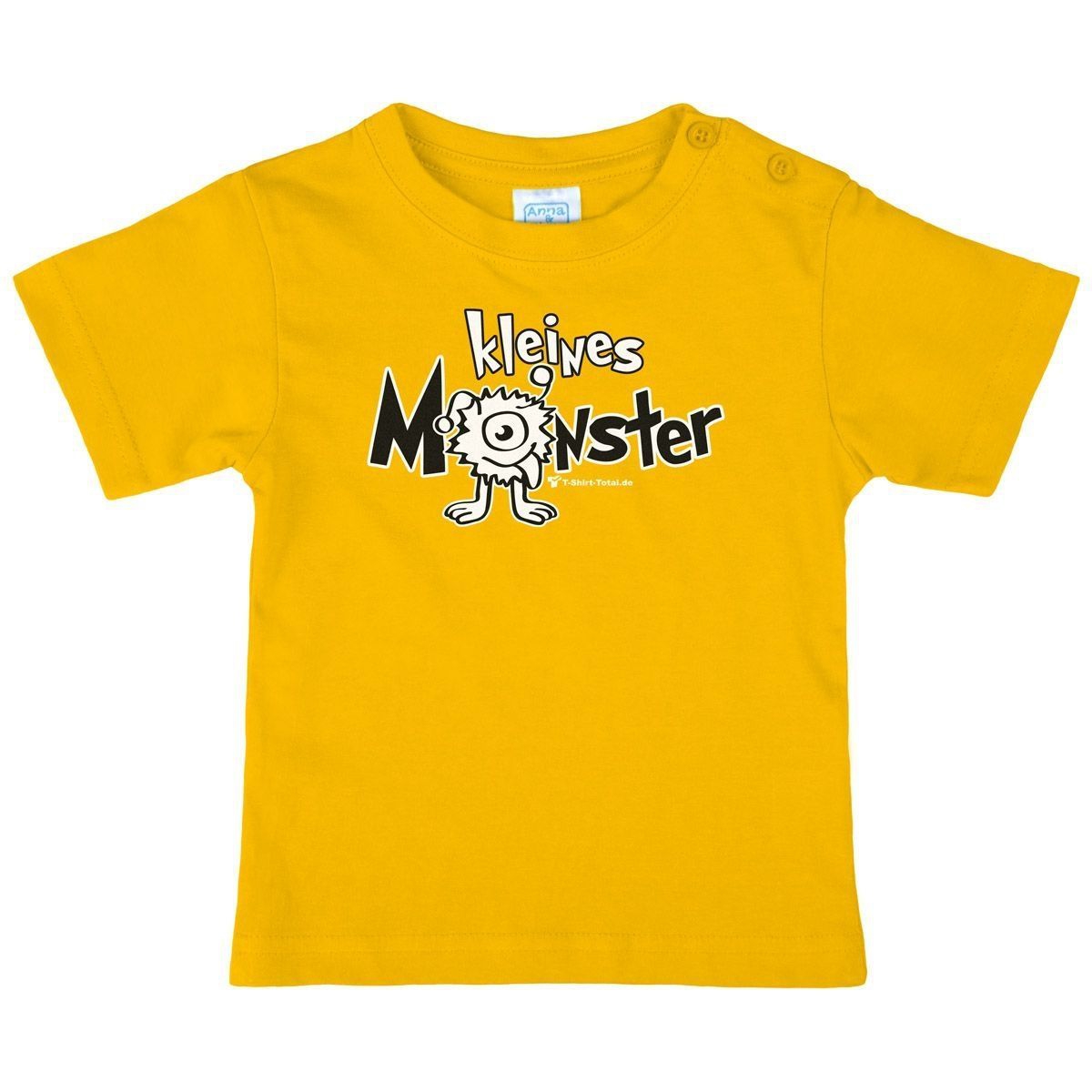 Kleines Monster Kinder T-Shirt gelb 110 / 116