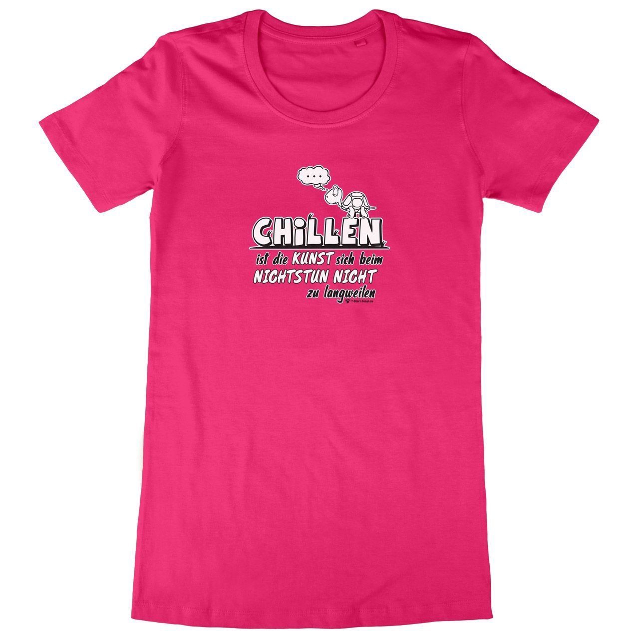 Chillen Woman Long Shirt pink Extra Large
