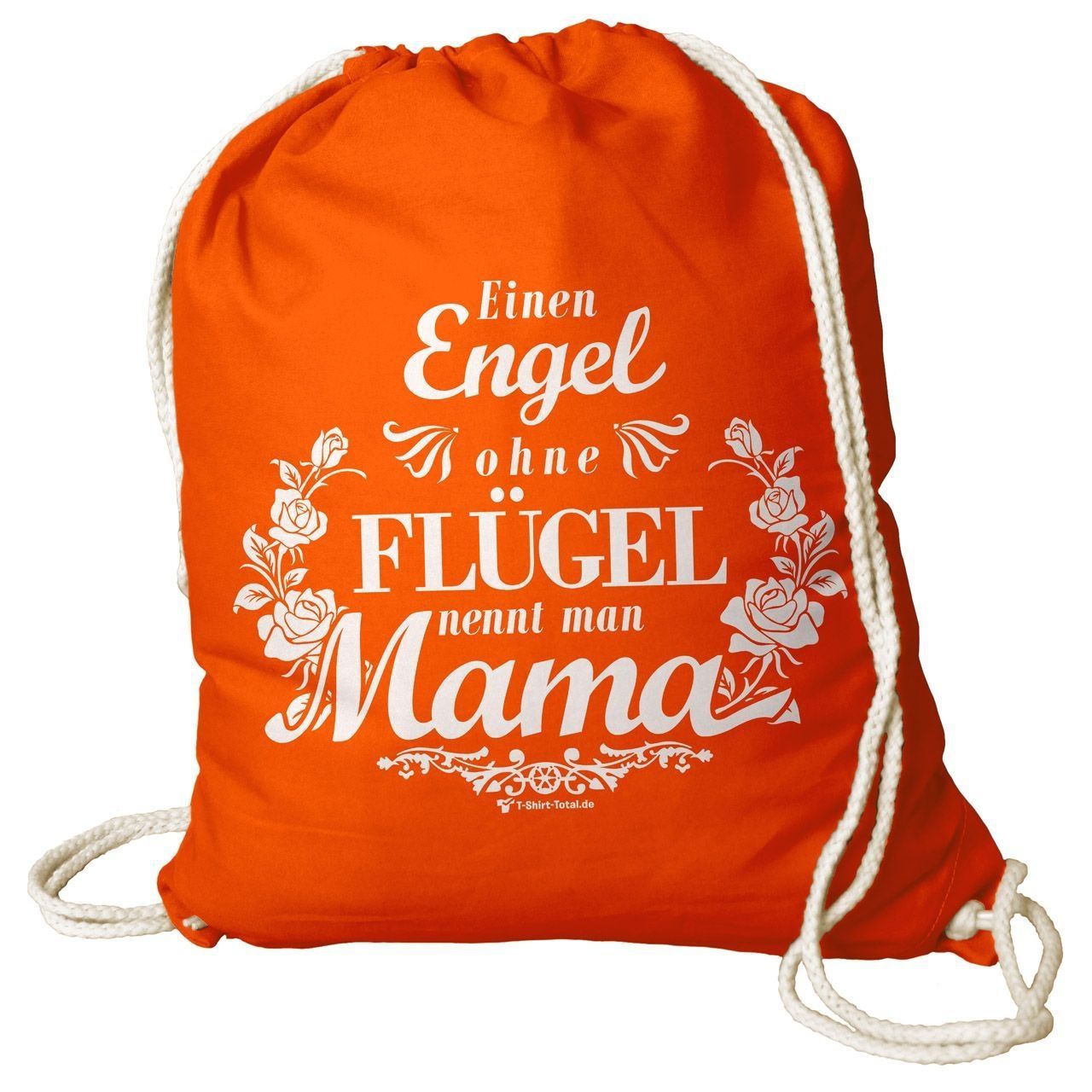 Mama ohne Flügel Rucksack Beutel orange