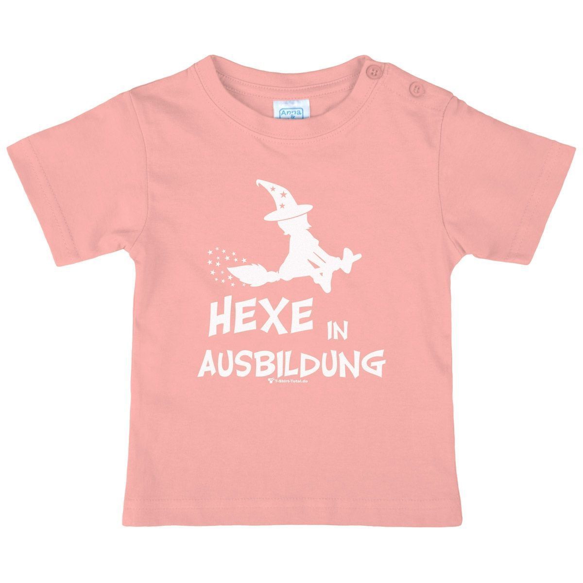Hexe in Ausbildung Kinder T-Shirt rosa 110 / 116