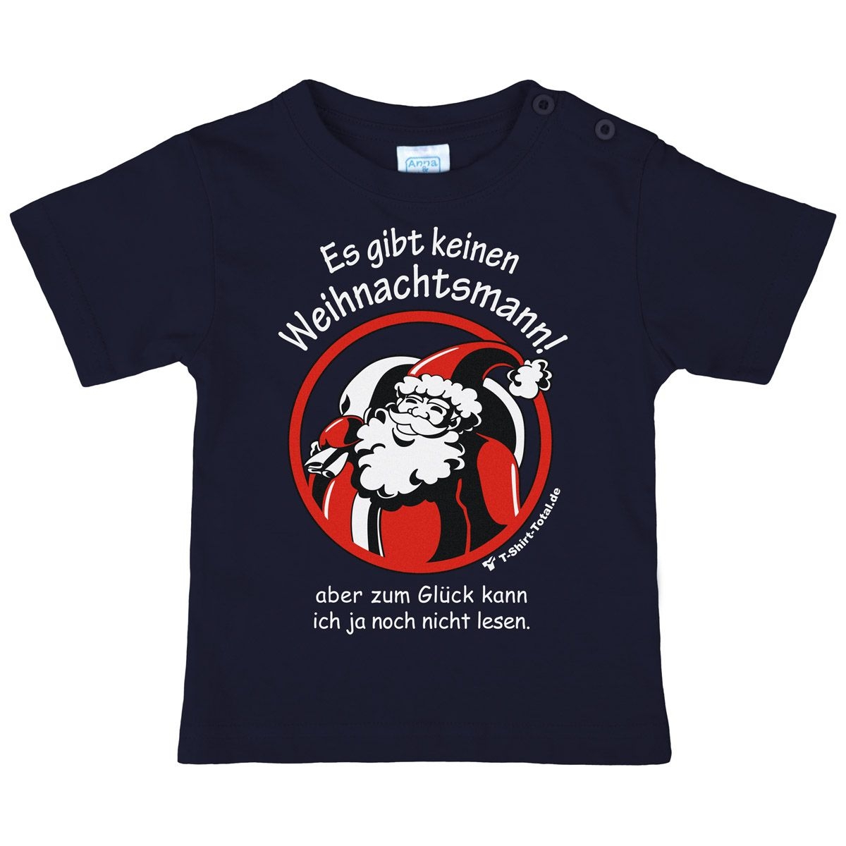 Gibt keinen Weihnachtsmann Kinder T-Shirt navy 80 / 86