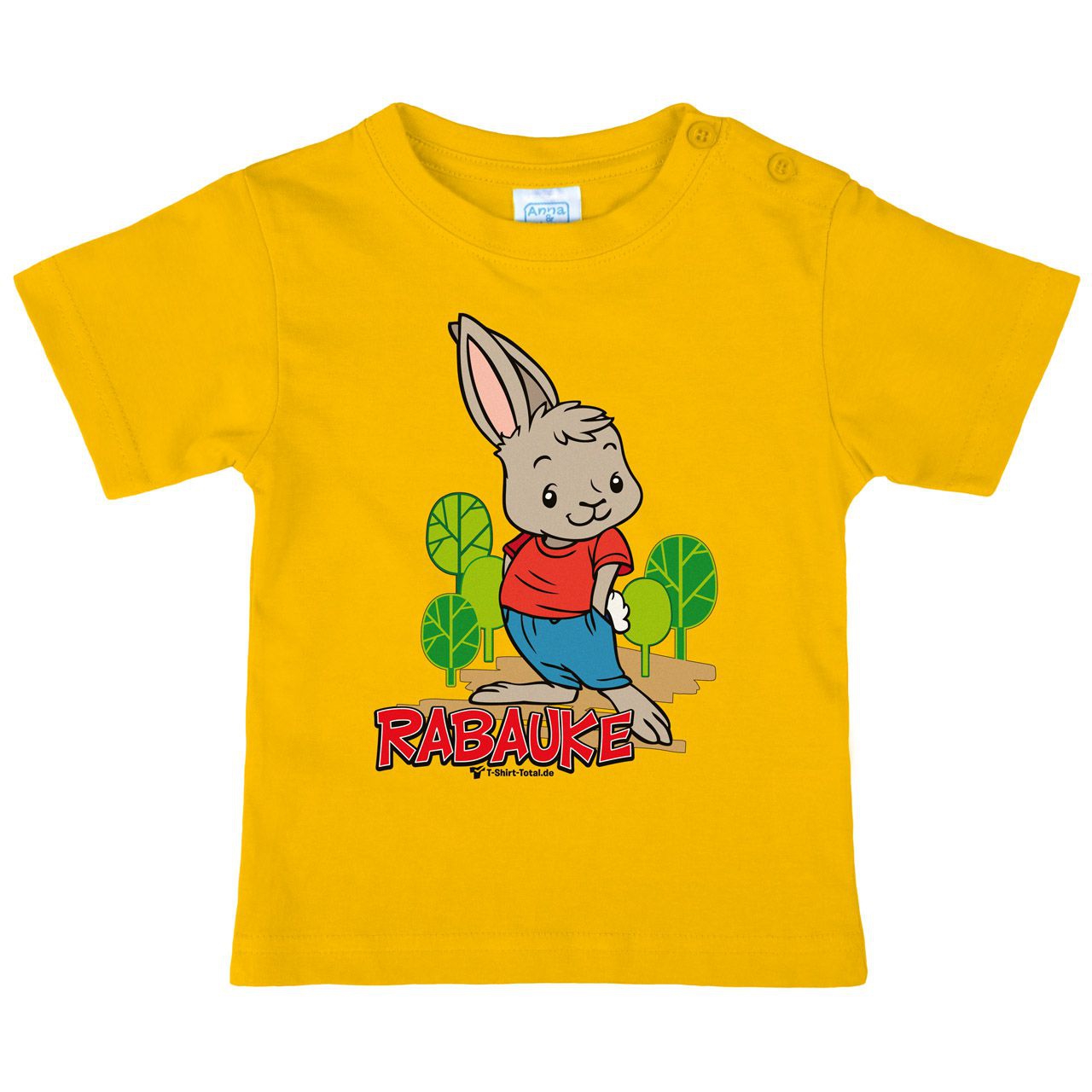 Rabauke Kinder T-Shirt gelb 110 / 116