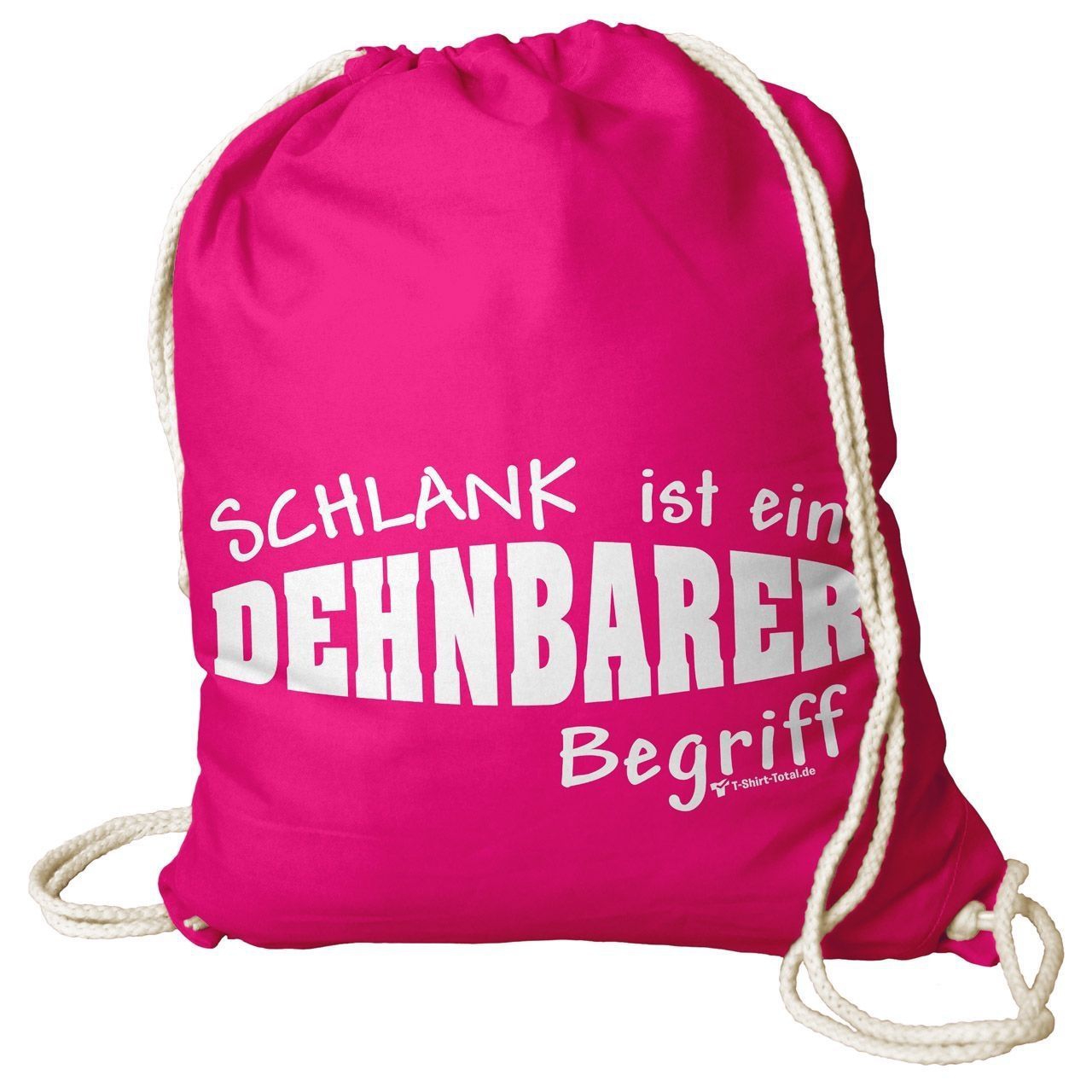 Dehnbar Rucksack Beutel pink