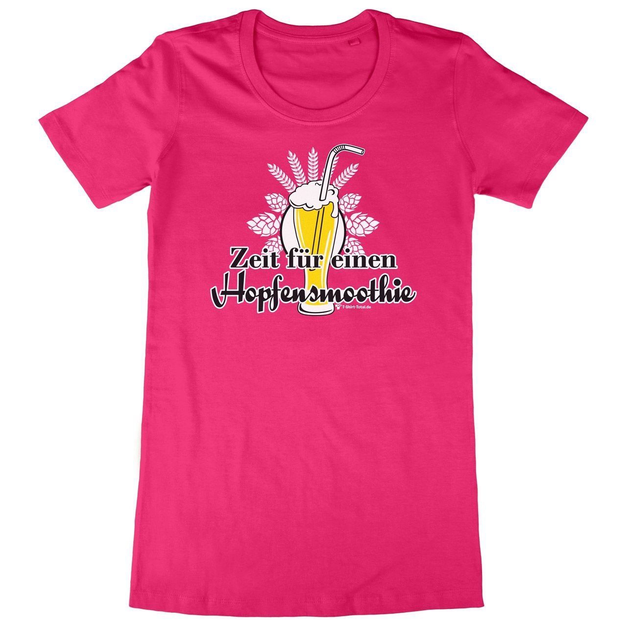 Hopfensmoothie Woman Long Shirt pink Small