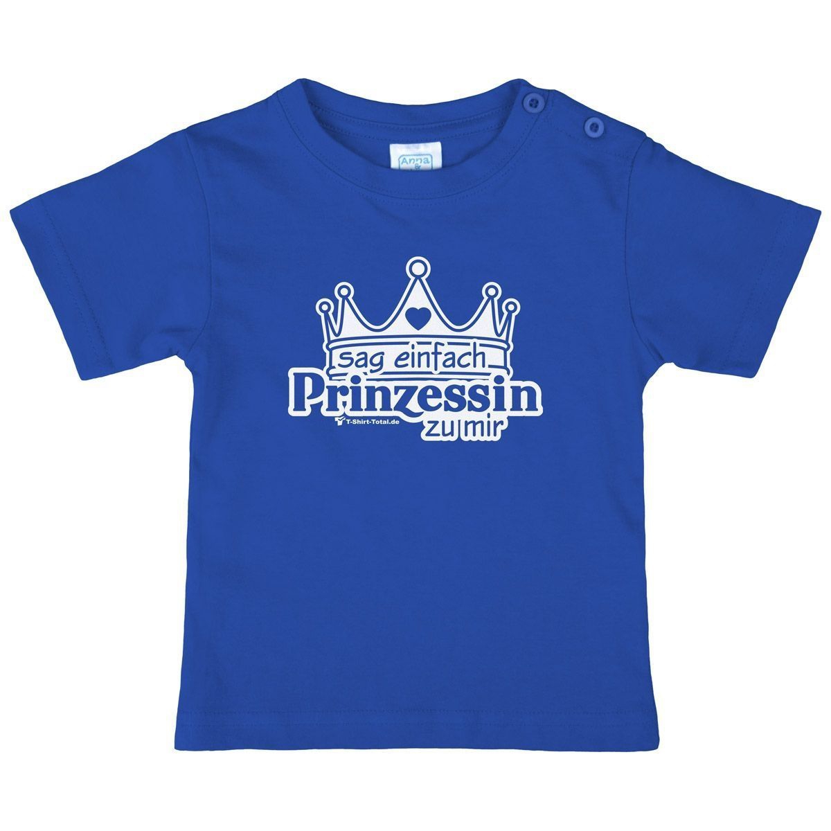 Einfach Prinzessin Kinder T-Shirt royal 80 / 86