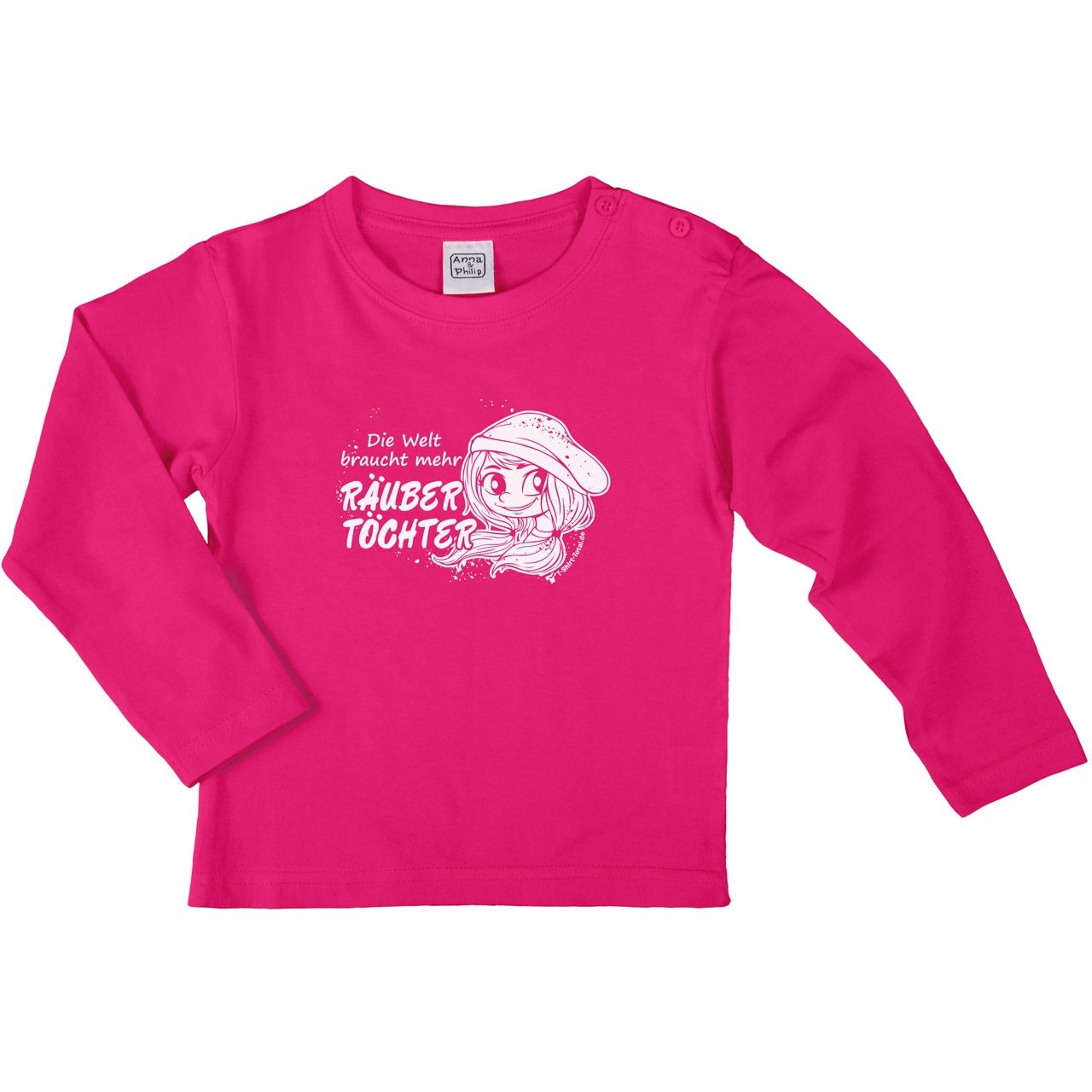Räubertöchter Kinder Langarm Shirt pink 104