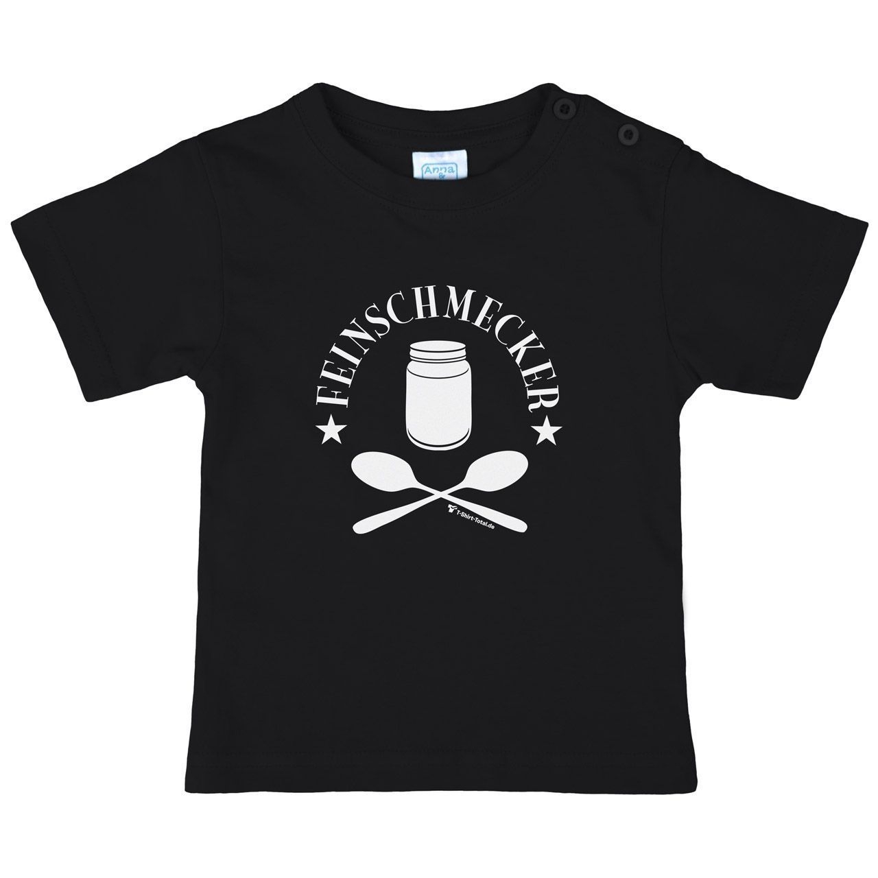 Feinschmecker Kinder T-Shirt schwarz 56 / 62