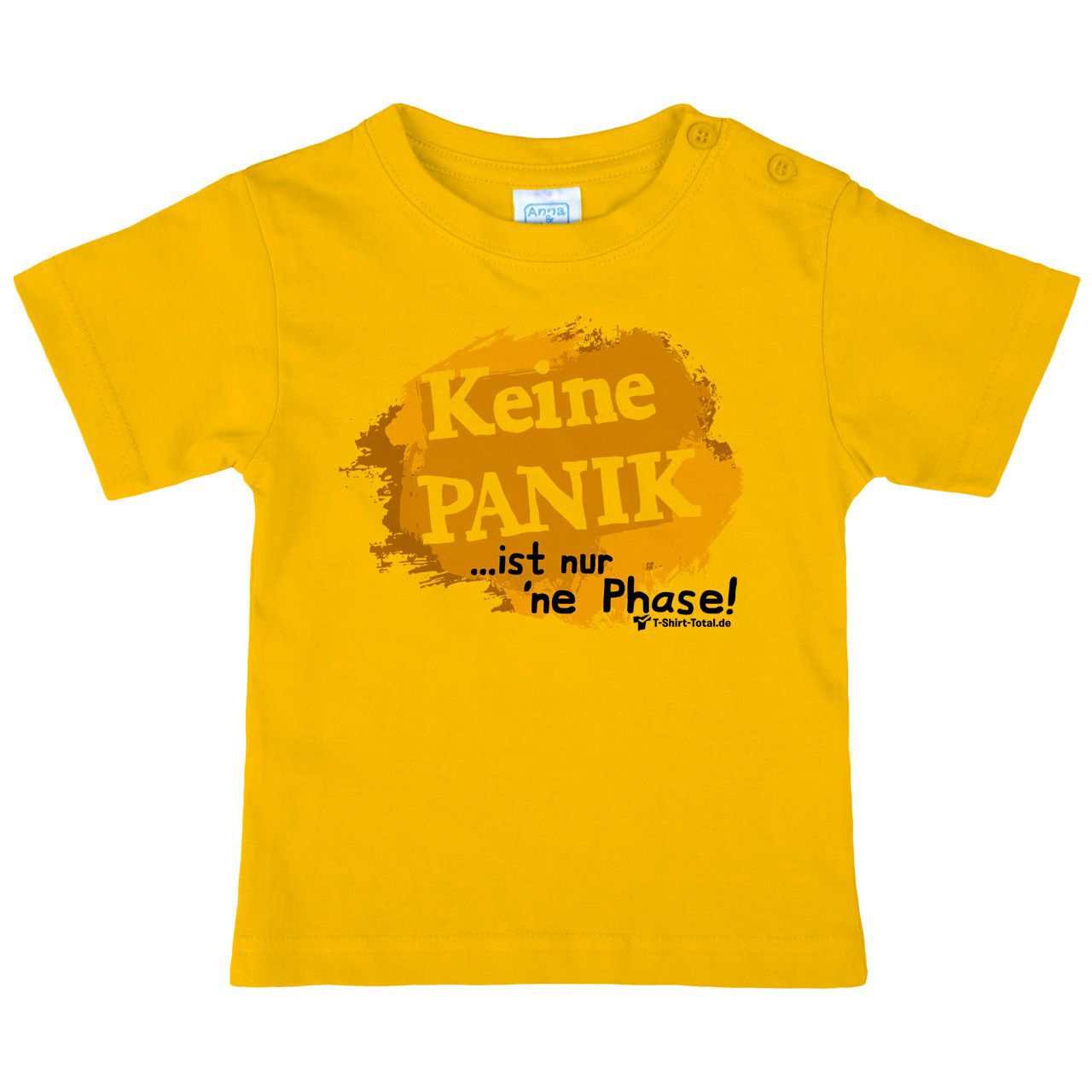 Keine Panik Kinder T-Shirt gelb 92