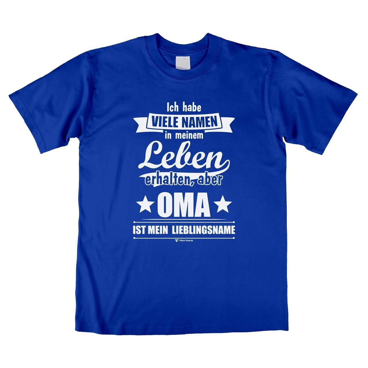 Lieblingsname Oma Unisex T-Shirt royal Medium