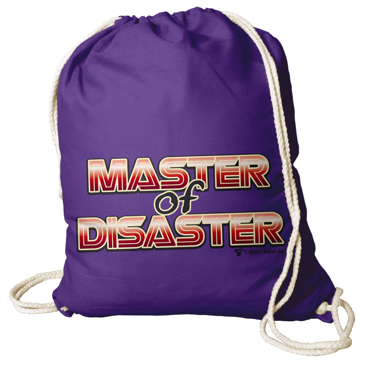 Master of Disaster Rucksack Beutel lila