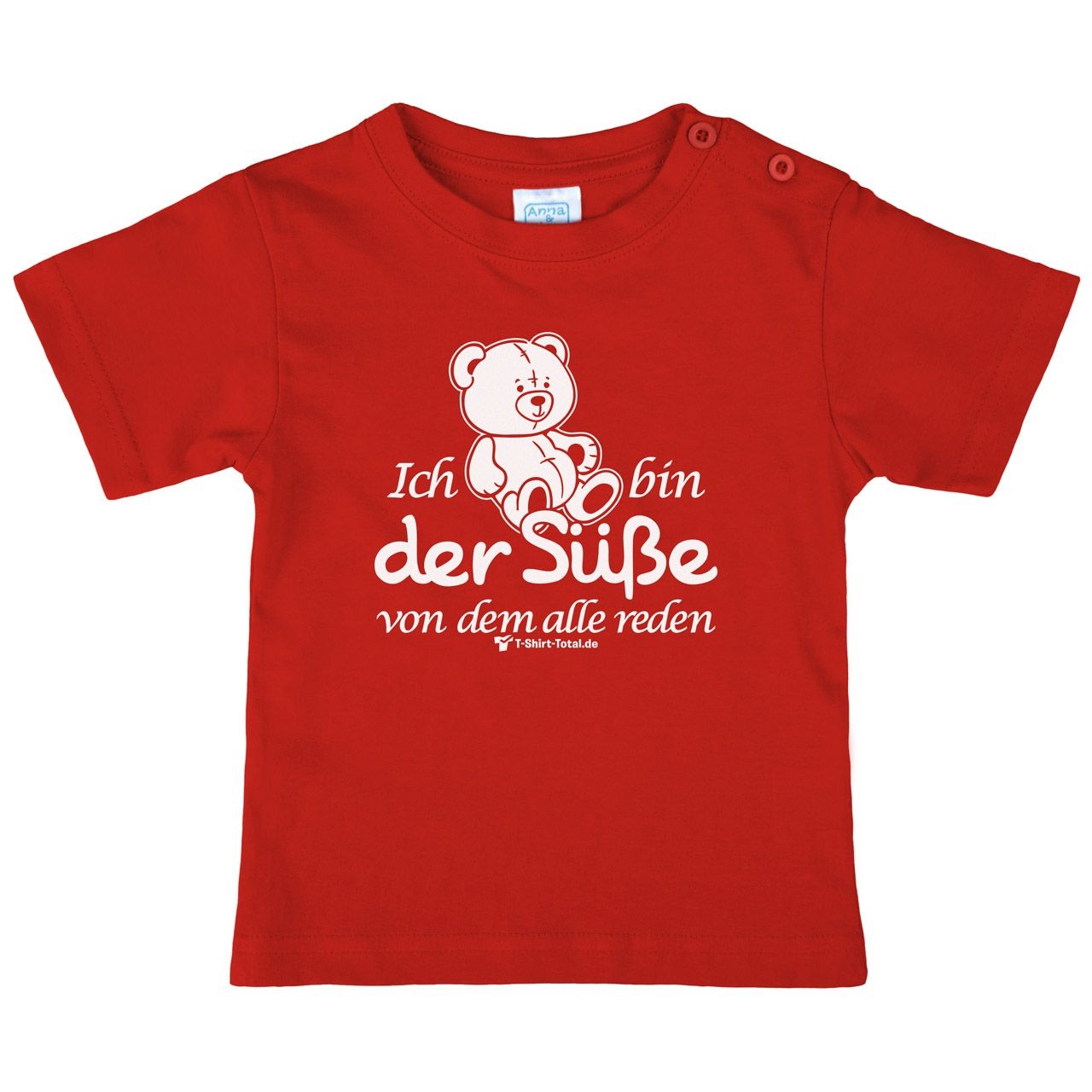 Der Süße Kinder T-Shirt rot 56 / 62