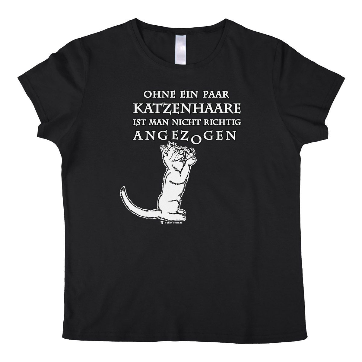 Katzenhaare Woman T-Shirt schwarz Large
