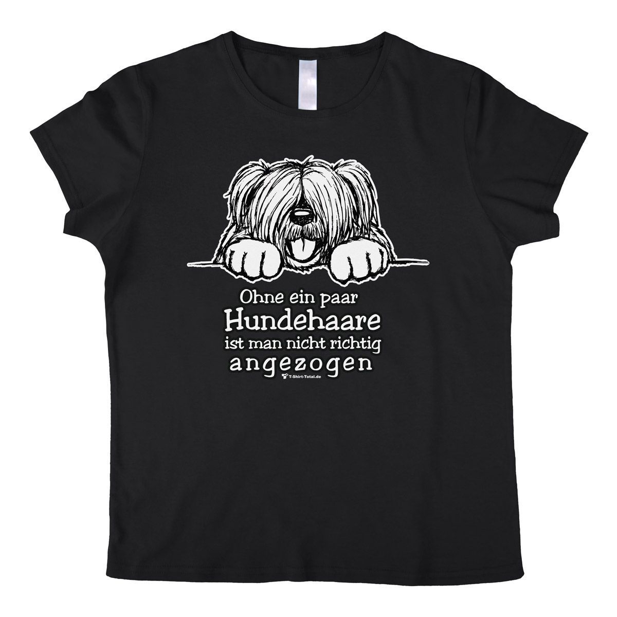 Hundehaare Woman T-Shirt schwarz Small