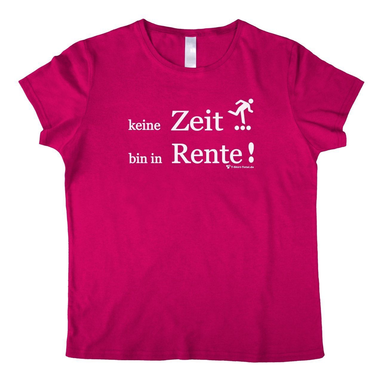 Bin in Rente Woman T-Shirt pink Extra Large