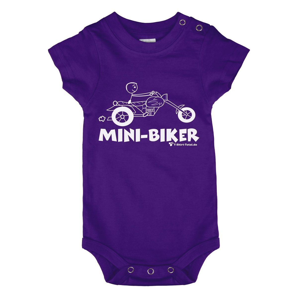 Mini Biker Baby Body Kurzarm lila 68 / 74