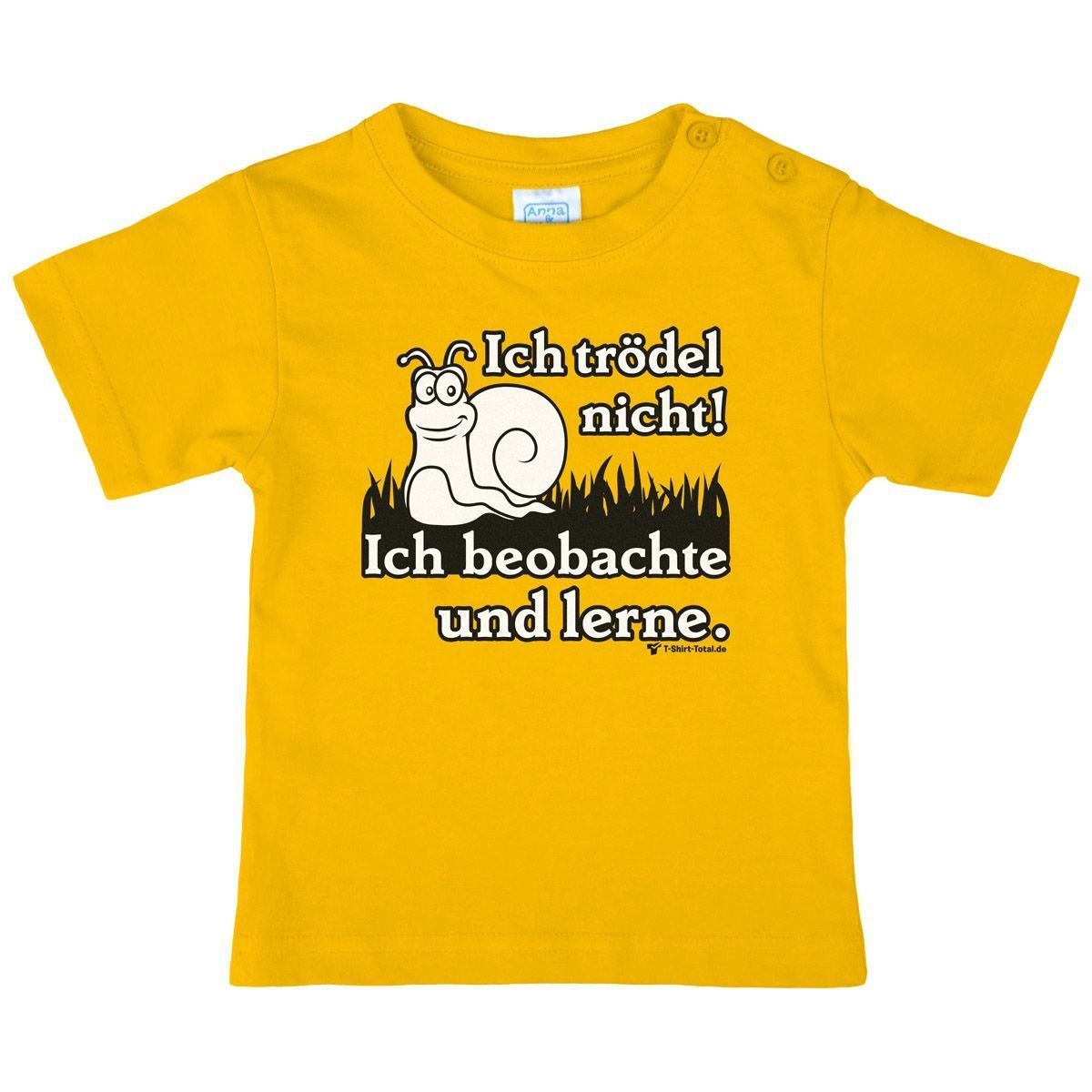 Trödel nicht Kinder T-Shirt gelb 104