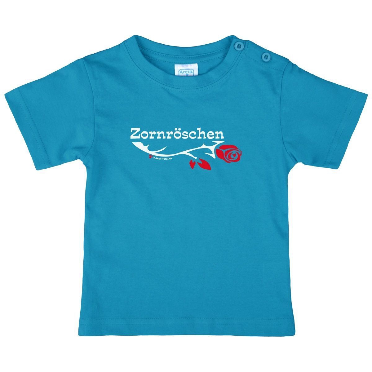 Zornröschen Kinder T-Shirt türkis 80 / 86