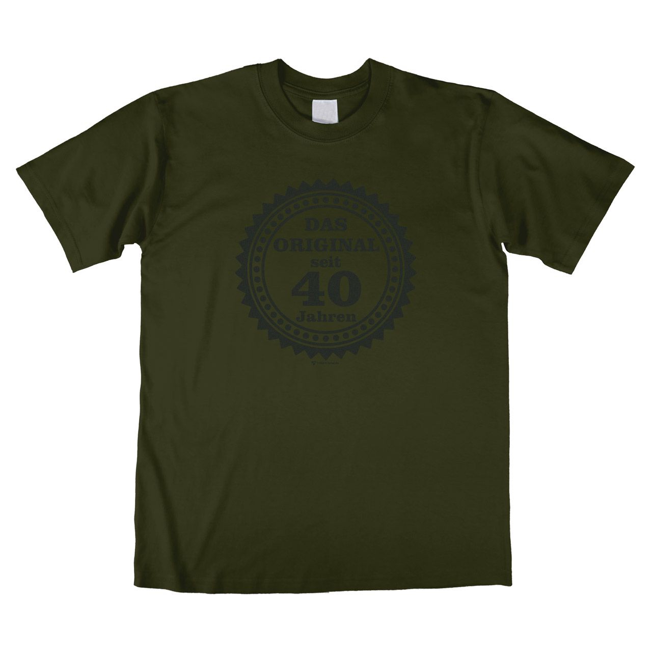 Original seit 40 Unisex T-Shirt khaki Large