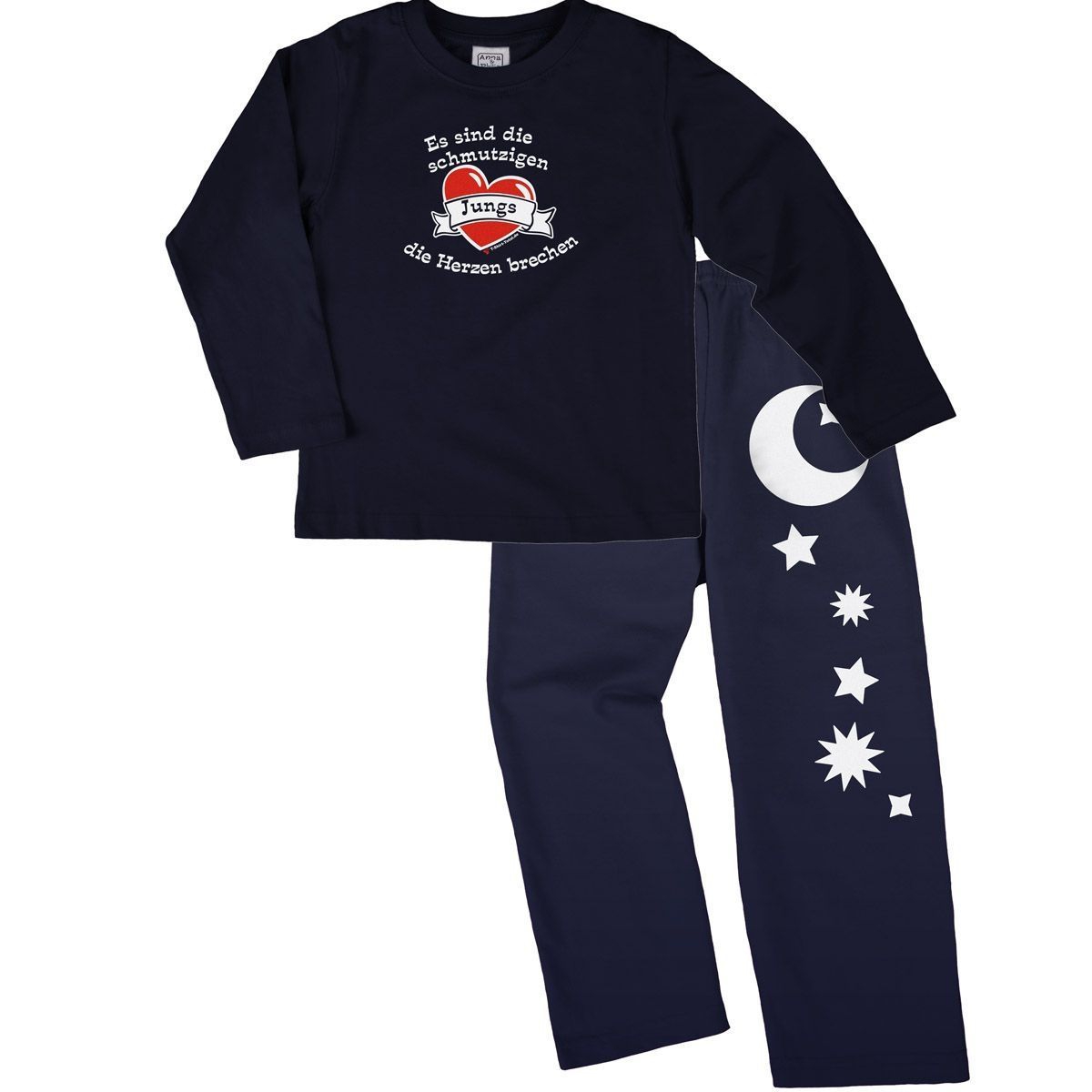 Schmutzige Jungs Pyjama Set navy / navy 68 / 74