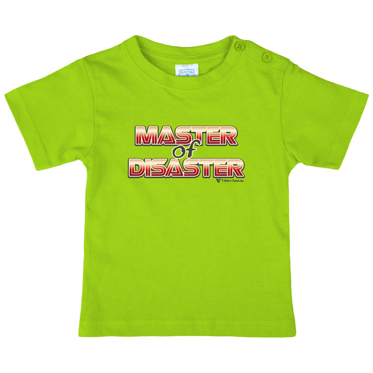 Master of Disaster Kinder T-Shirt hellgrün 104