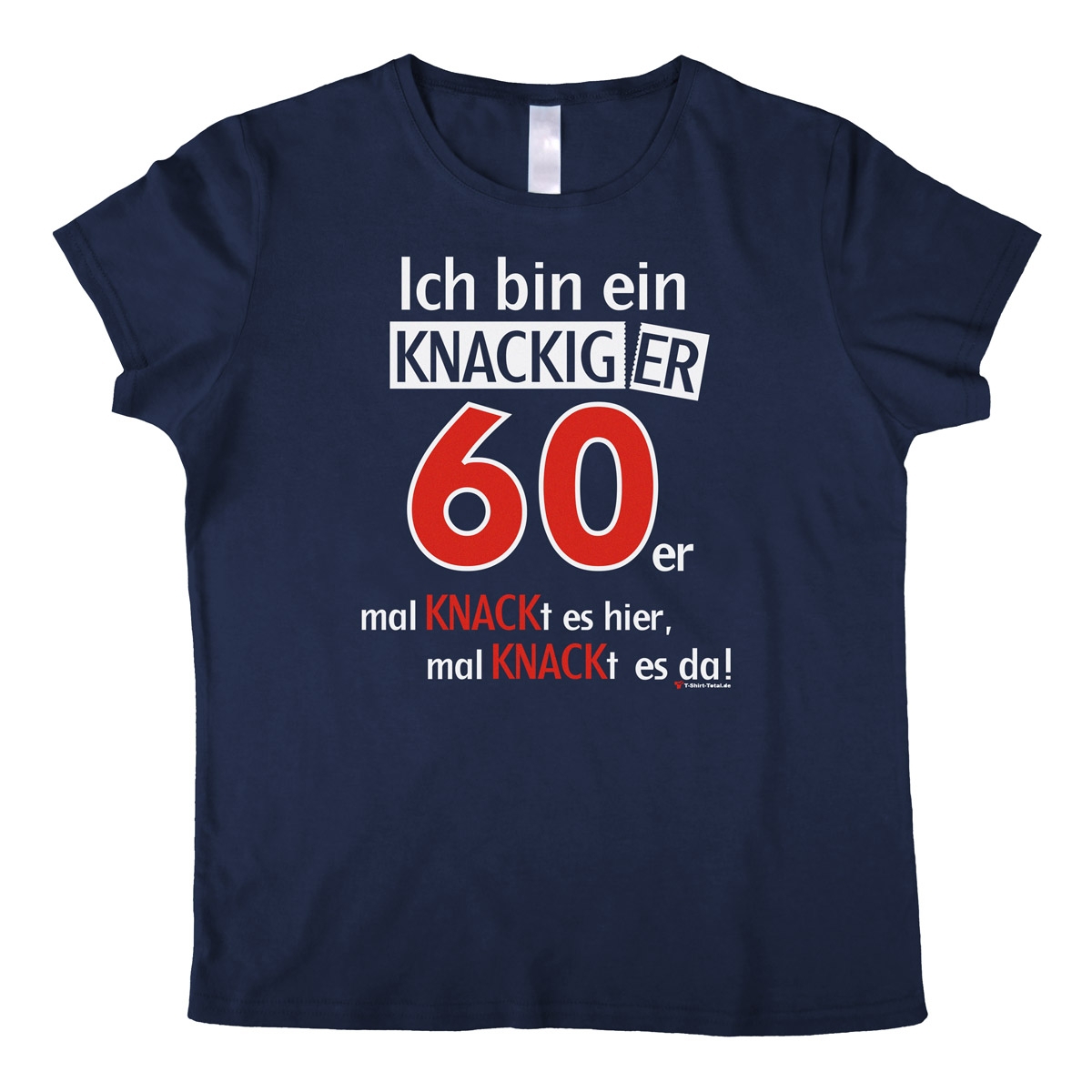 Knackiger 60er Woman T-Shirt navy Medium