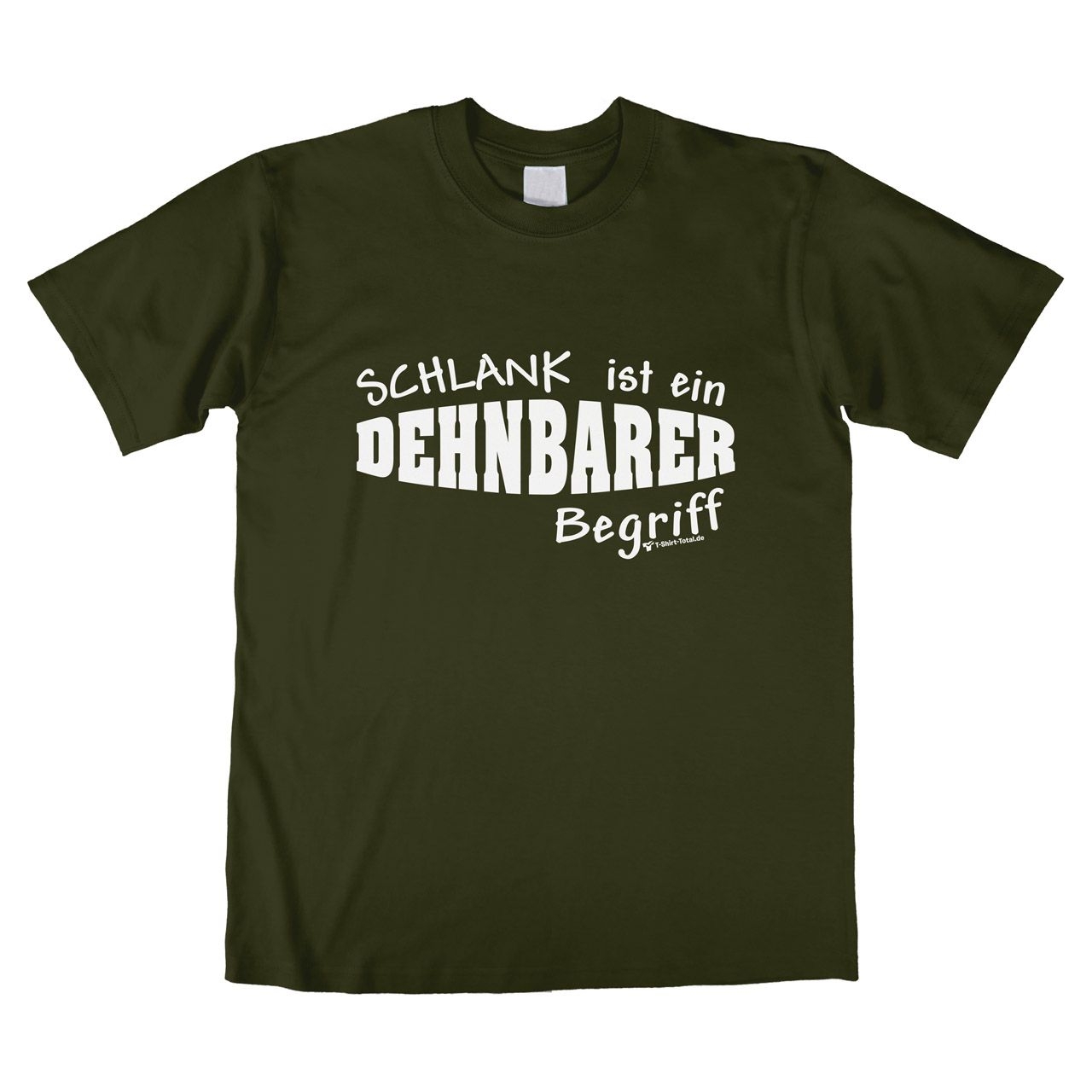 Dehnbar Unisex T-Shirt khaki Extra Large