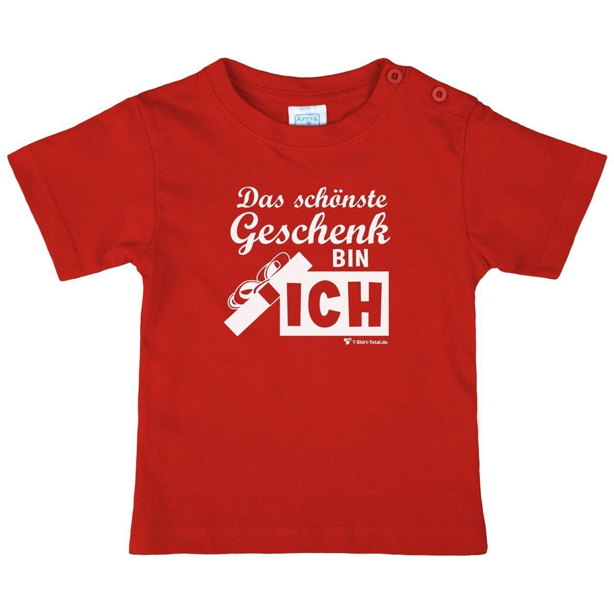 Schönste Geschenk Kinder T-Shirt rot 68 / 74