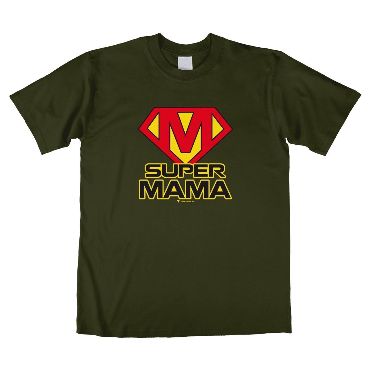 Super Mama Unisex T-Shirt khaki Small