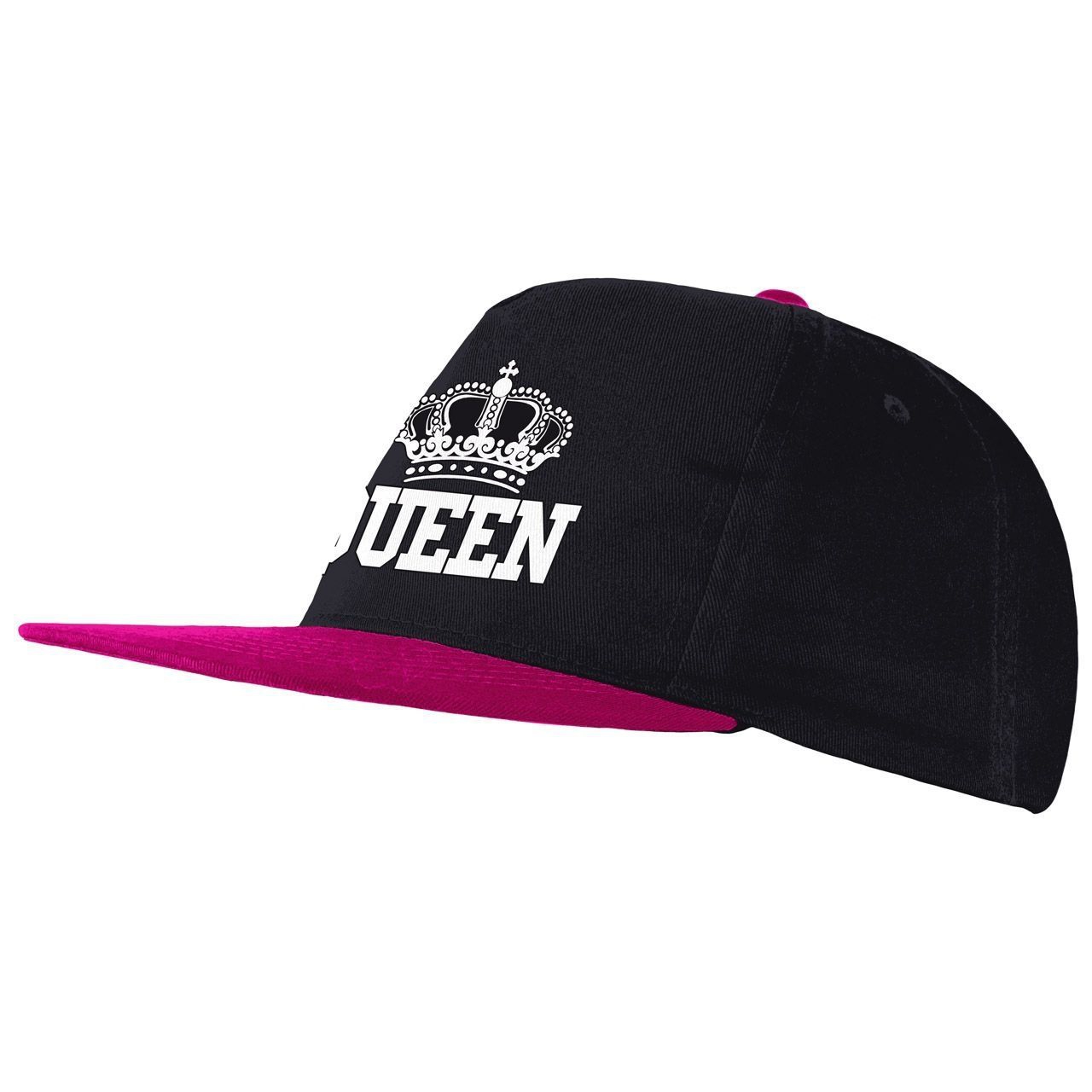 Queen Cap Flachschirm schwarz/pink