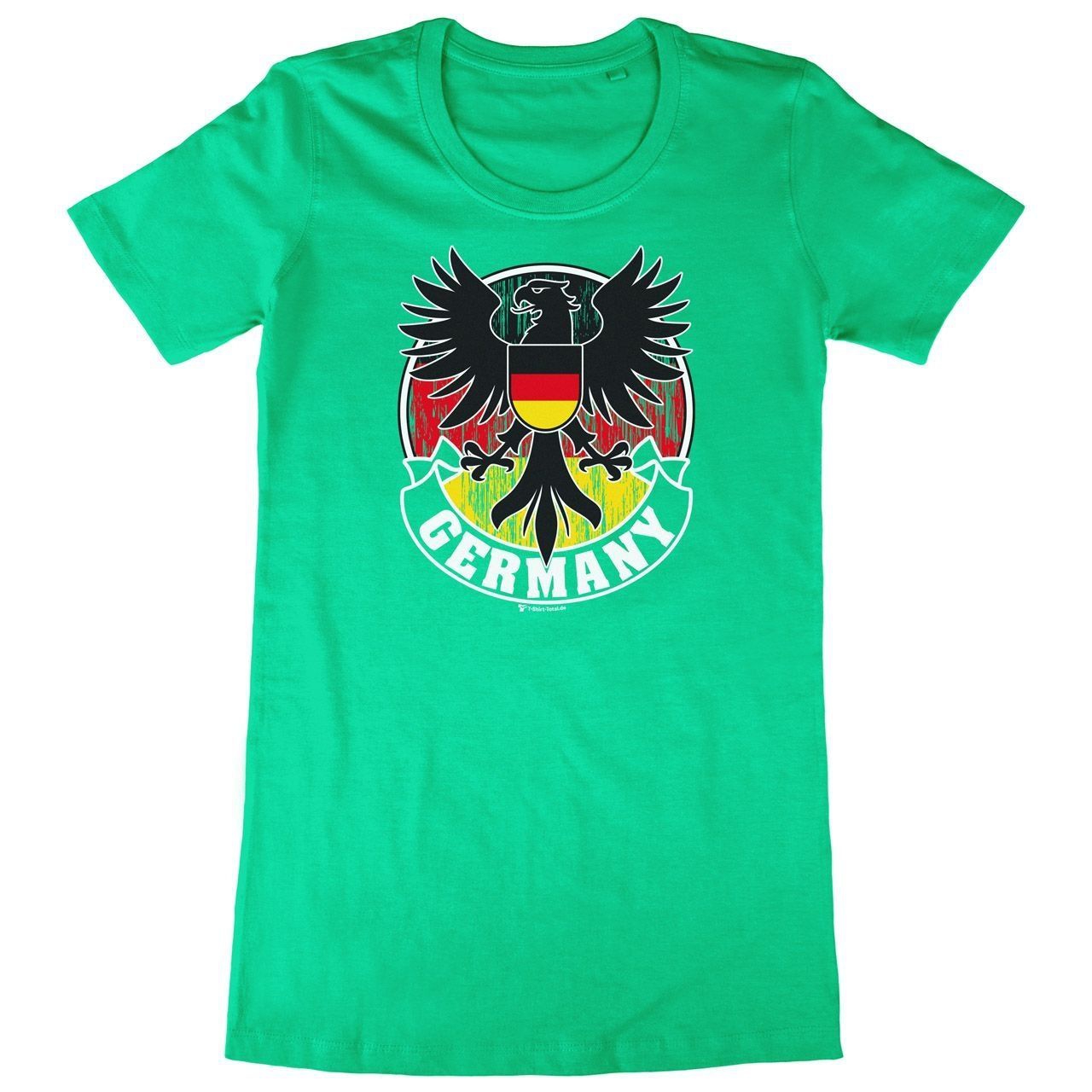 Germany Adler Woman Long Shirt grün Medium