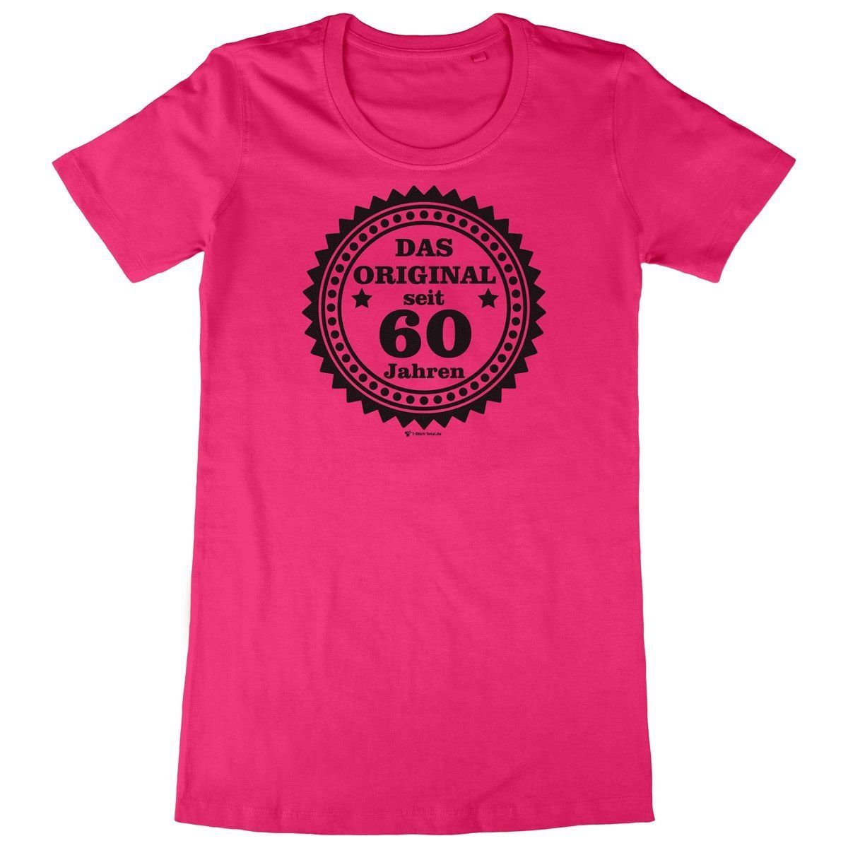 Original seit 60 Woman Long Shirt pink Extra Large