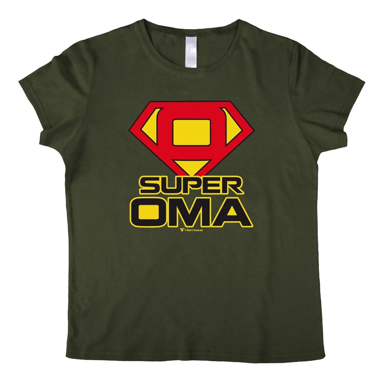 Super Oma Woman T-Shirt khaki Extra Large