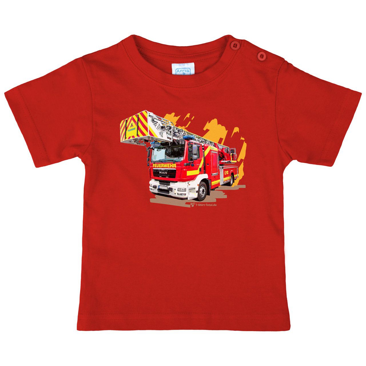 Feuerwehr Kinder T-Shirt rot 104
