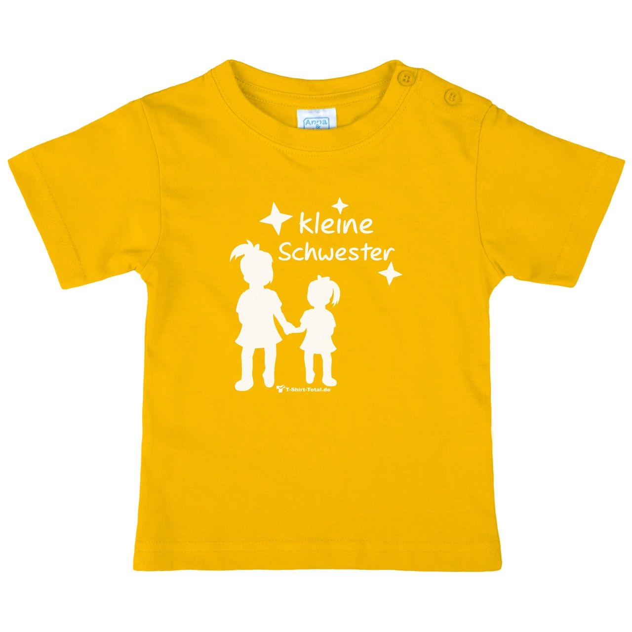 Kleine Schwester MM Kinder T-Shirt gelb 68 / 74