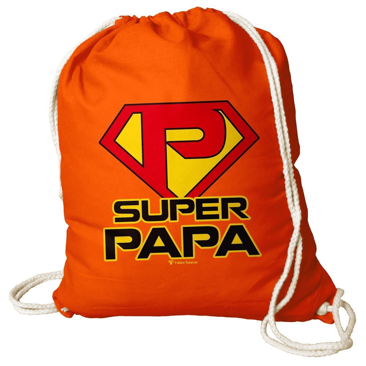 Super Papa Rucksack Beutel orange