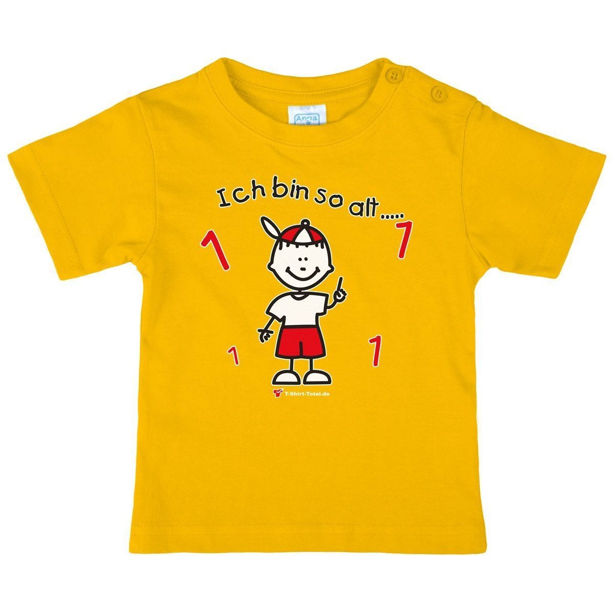 Jungs so alt 1 Kinder T-Shirt gelb 80 / 86
